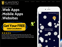 Tablet Screenshot of kuantero.com